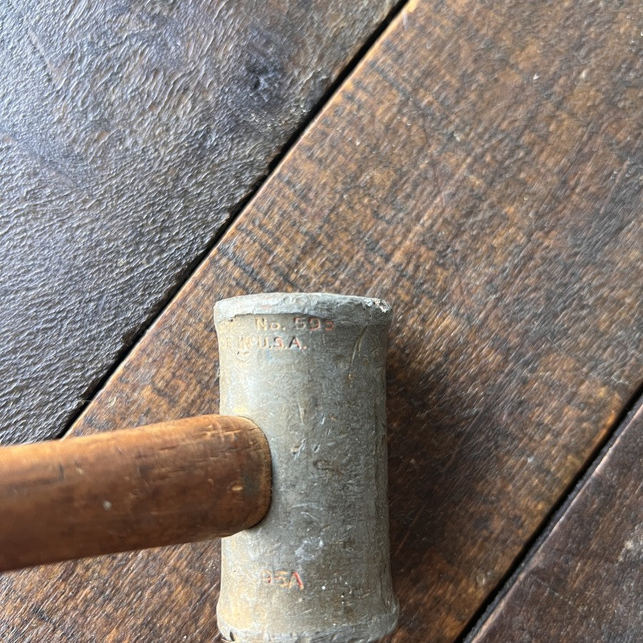 Stanley Vintage Stanley No. 595 Soft Face Lead Hammer Mallet With AMPCO Handle Gear Up