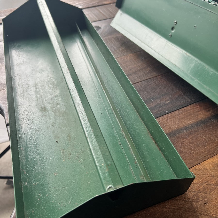 Other PARK Vintage Metal Toolbox Model 802 Green Gear Up