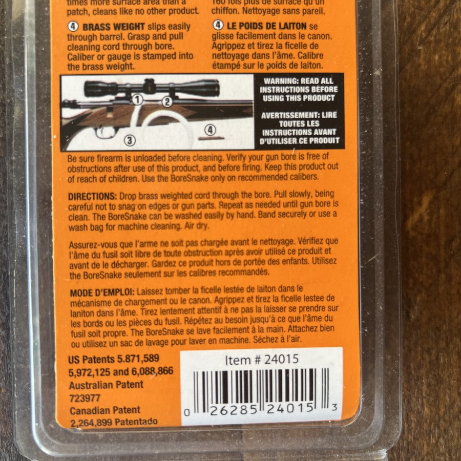 Hoppe's Hoppe's Boresnake Rifle Cleaner .308 30-30 .30-06 .300 .303 Caliber Gear Up