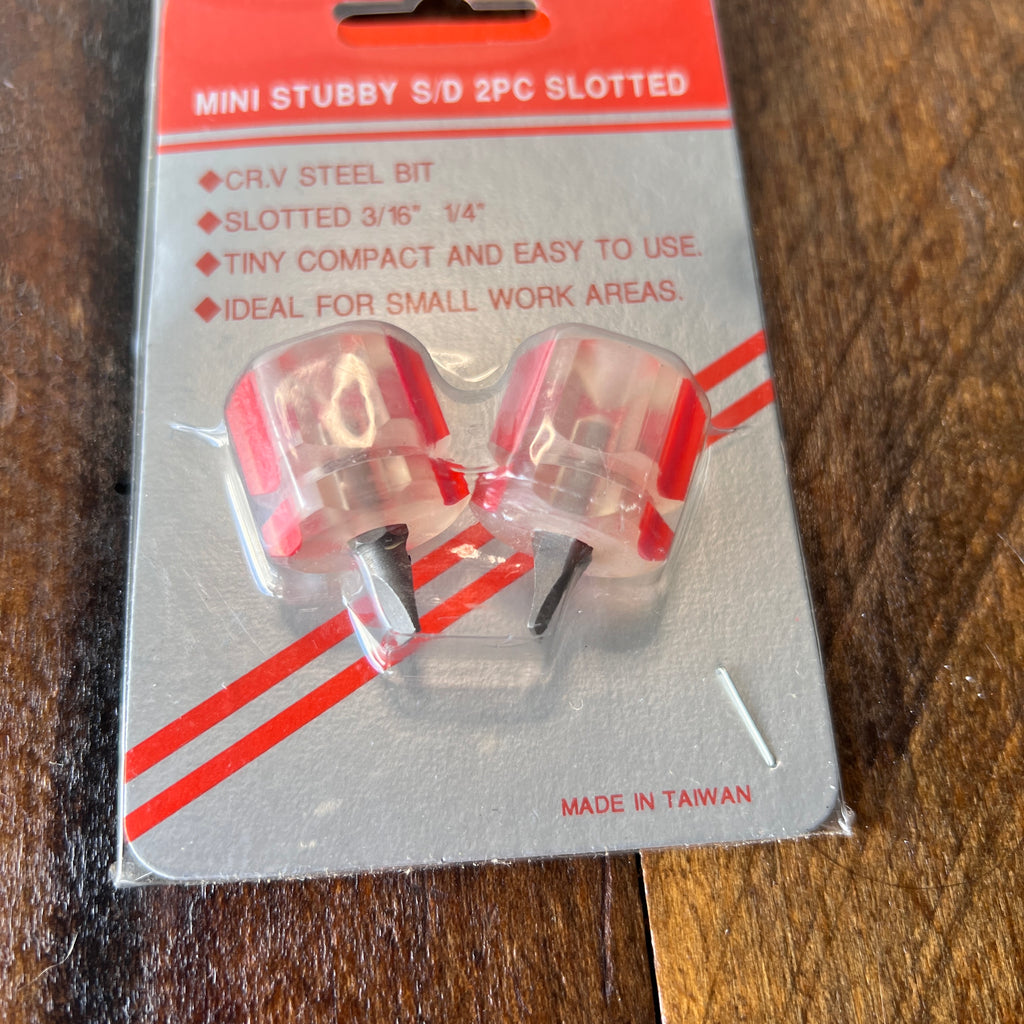 Pittsburgh Pittsburgh 2 Pc. Stubby Slotted Screwdriver Set Gear Up