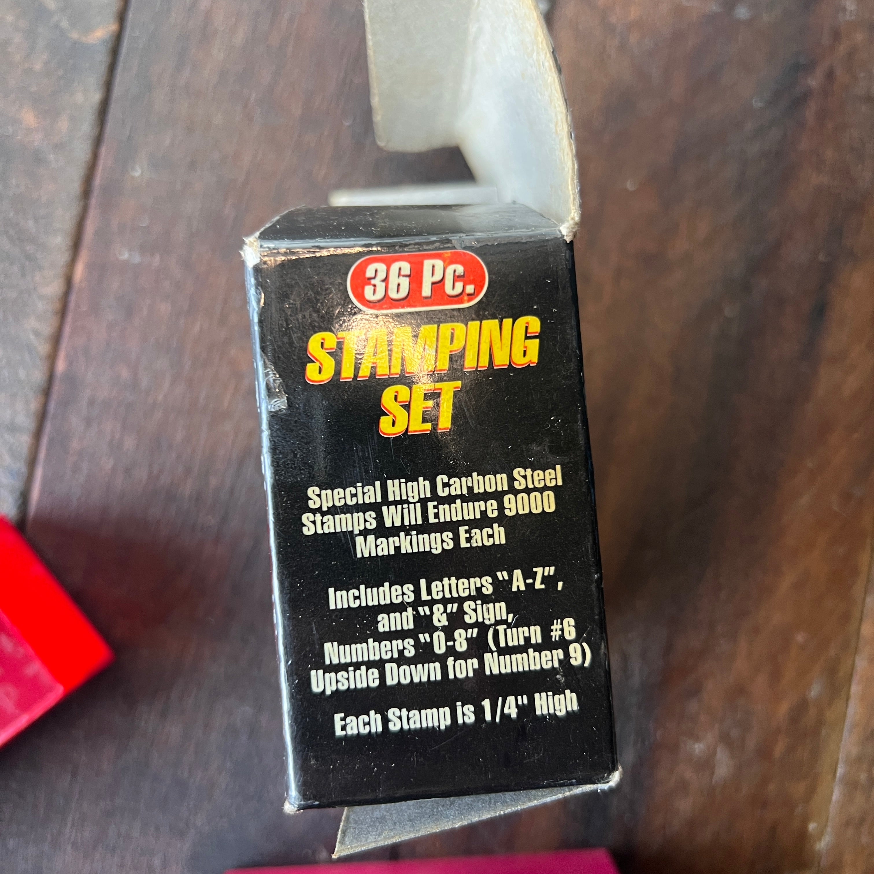 Pittsburgh Pittsburgh 36 Piece 1/4 Inch Steel Stamping Set 35121 Gear Up