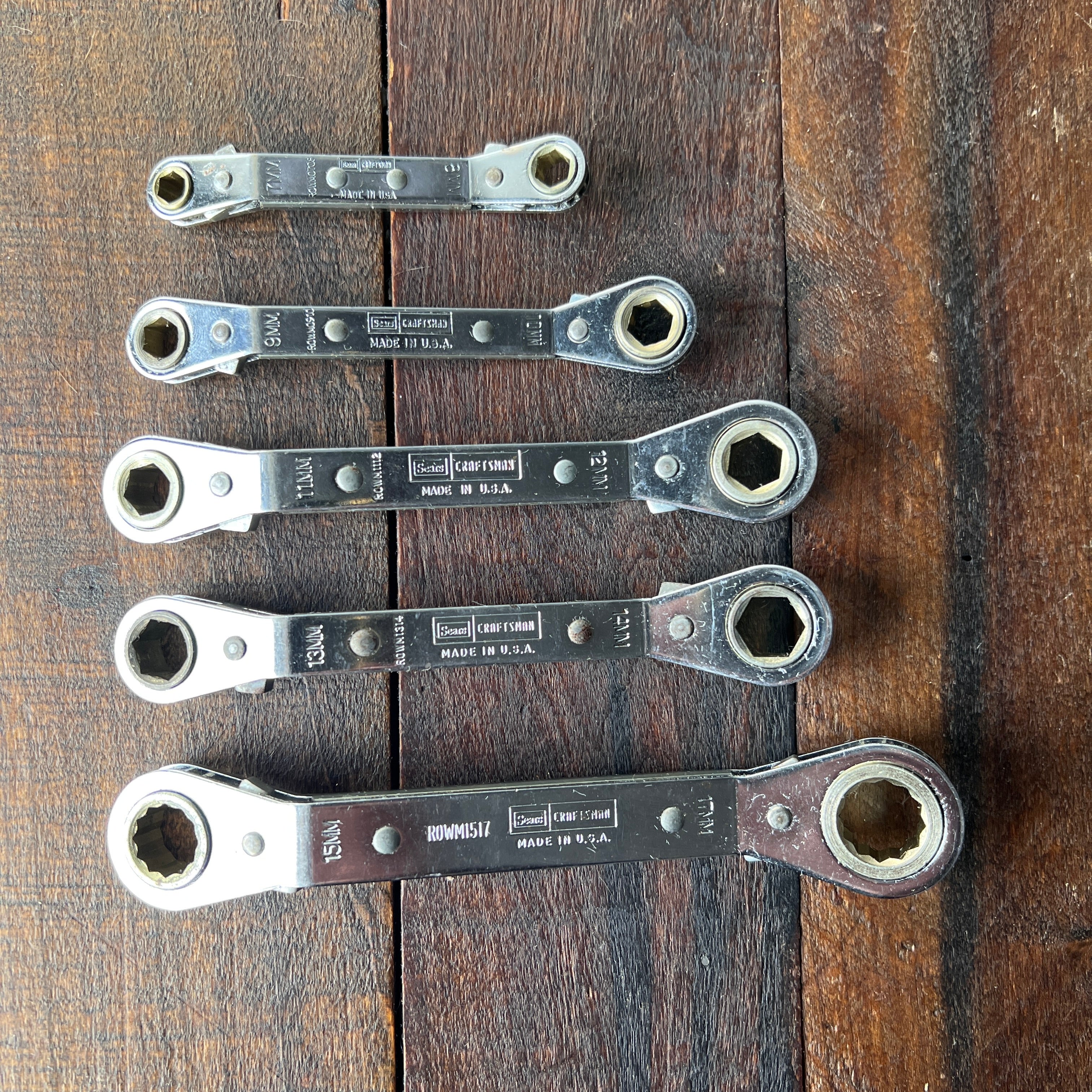 Craftsman Sears Craftsman Double End Ratcheting Wrench Set (USA) Gear Up