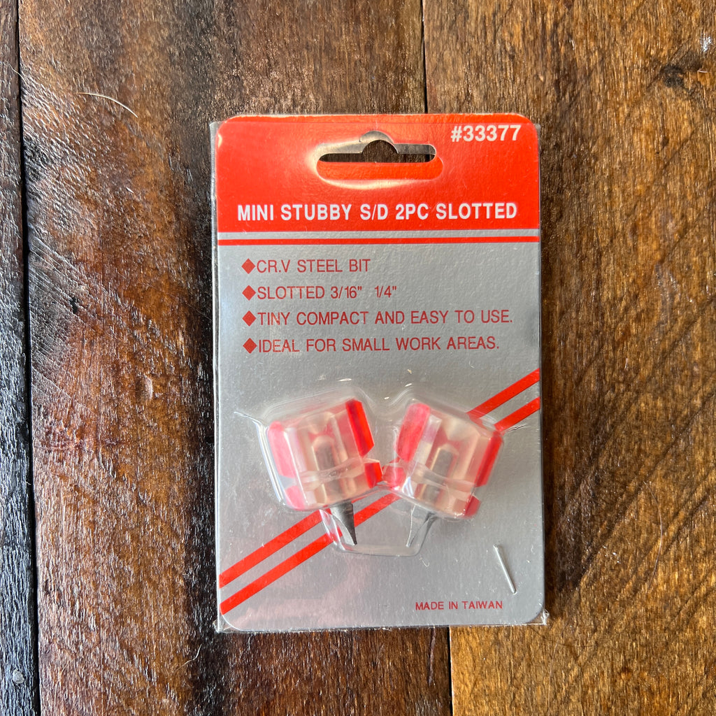 Pittsburgh Pittsburgh 2 Pc. Stubby Slotted Screwdriver Set Gear Up