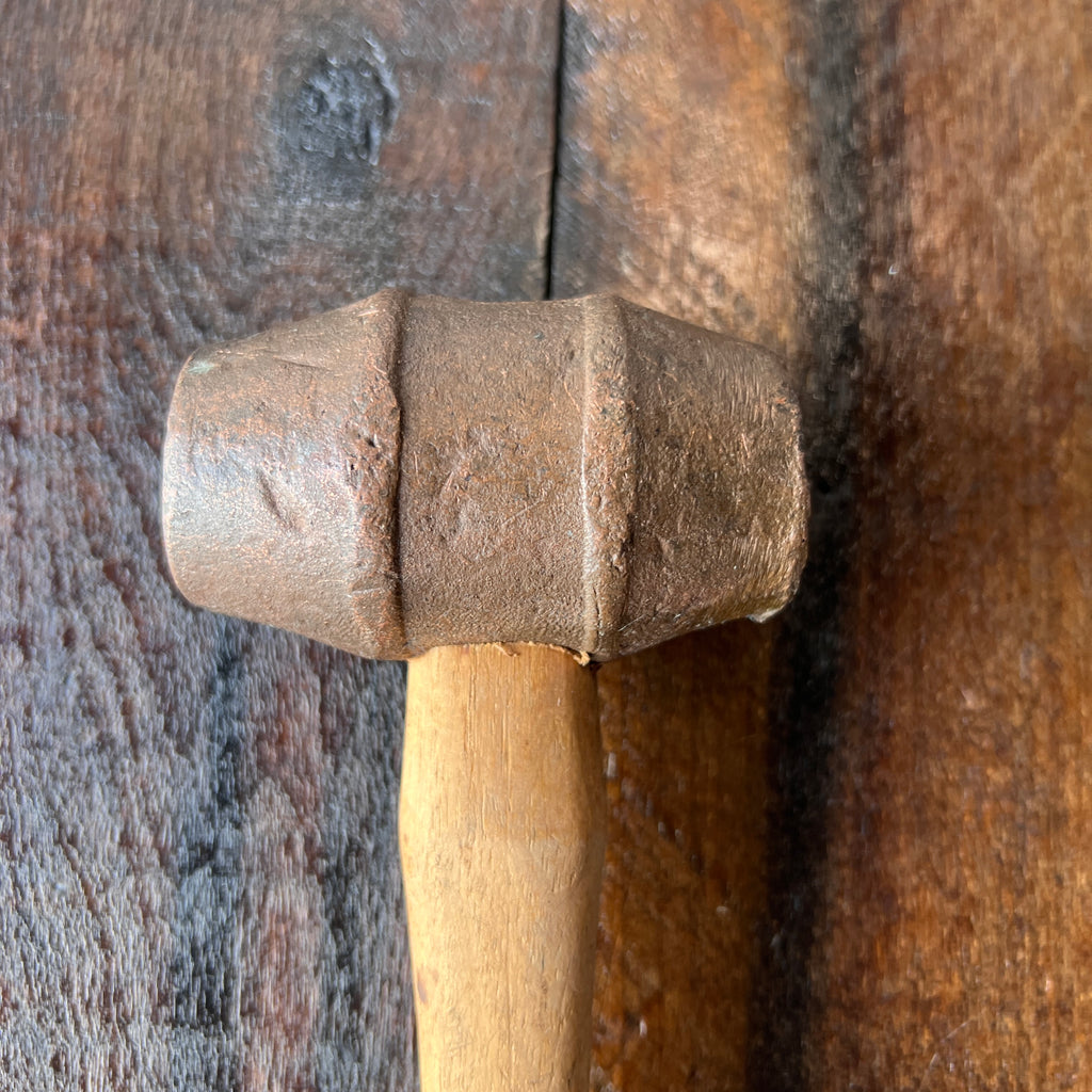 Unknown Unknown 2.14 lb. Brass Mallet Non-Marring Hammer Gear Up