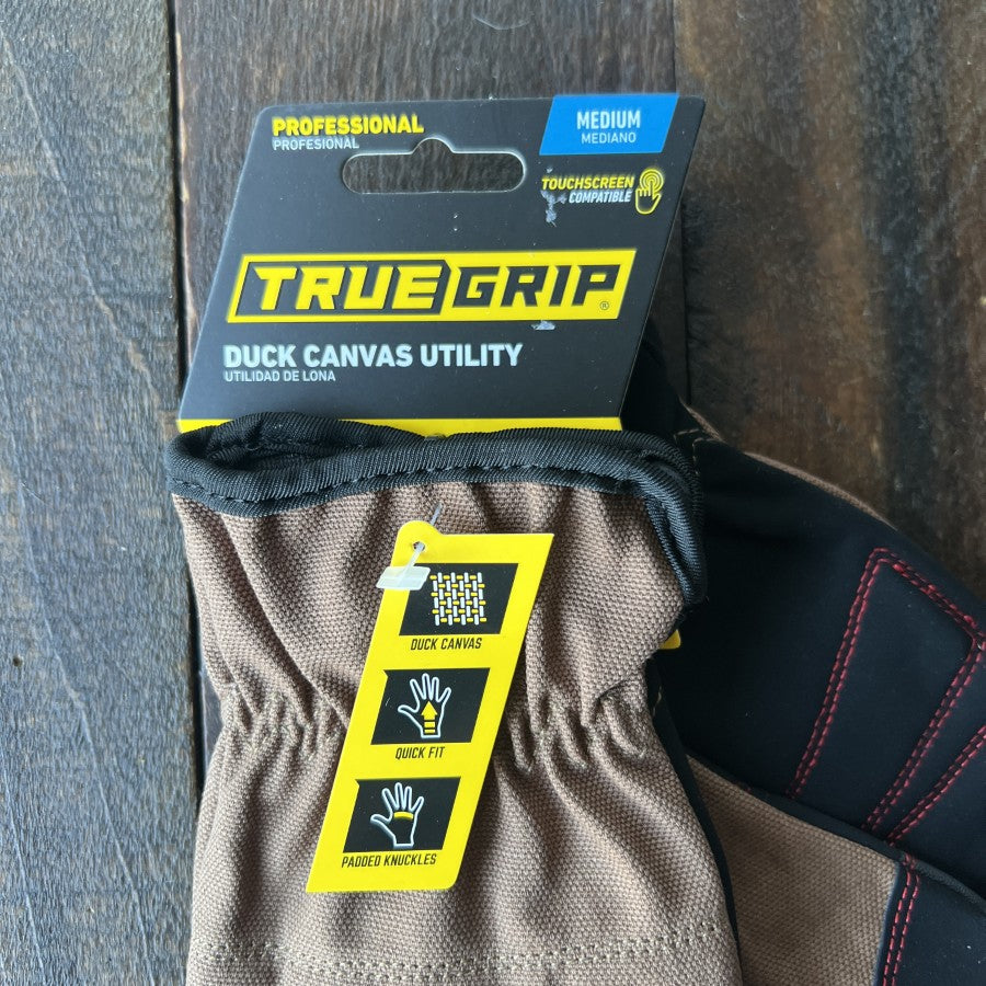 Other TRUE GRIP Duck Canvas Utility Gloves Medium Gear Up