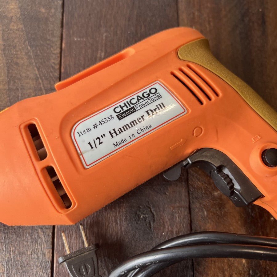 Chicago Electric Chicago Electric 1/2 Inch Hammer Drill 45338 Gear Up