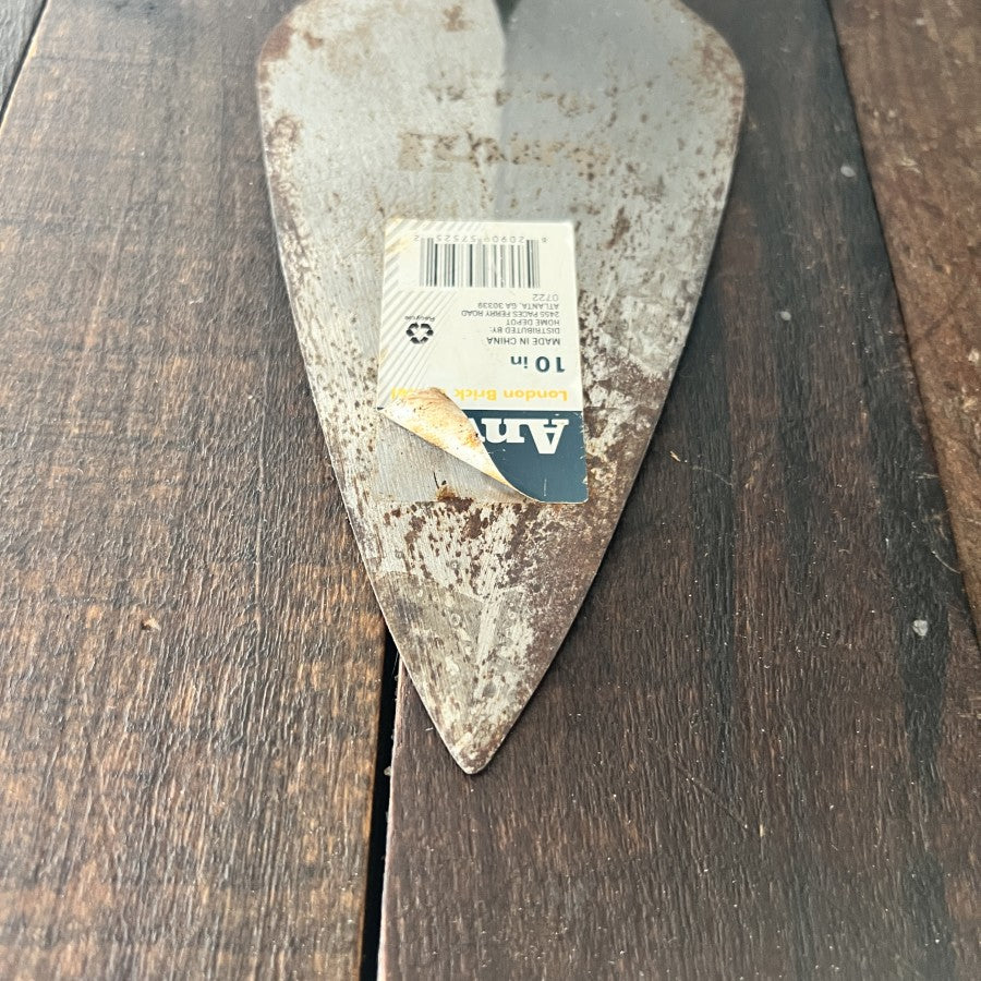 Anvil 57525 10 Inch London Brick Trowel