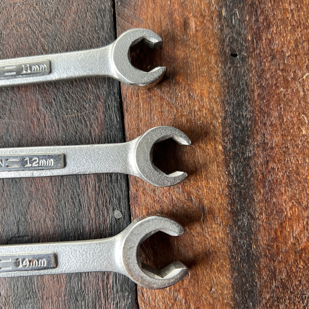 Craftsman Craftsman 3 Piece Metric Flare Nut Line Wrench Set 9x11 10x12 13x14mm (USA) Gear Up