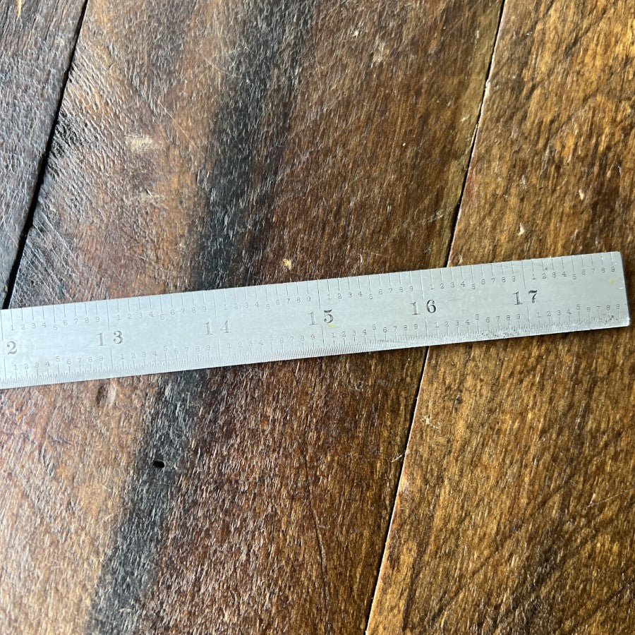 Starrett Starrett 18 Inch Tempered Steel Ruler (USA) Gear Up