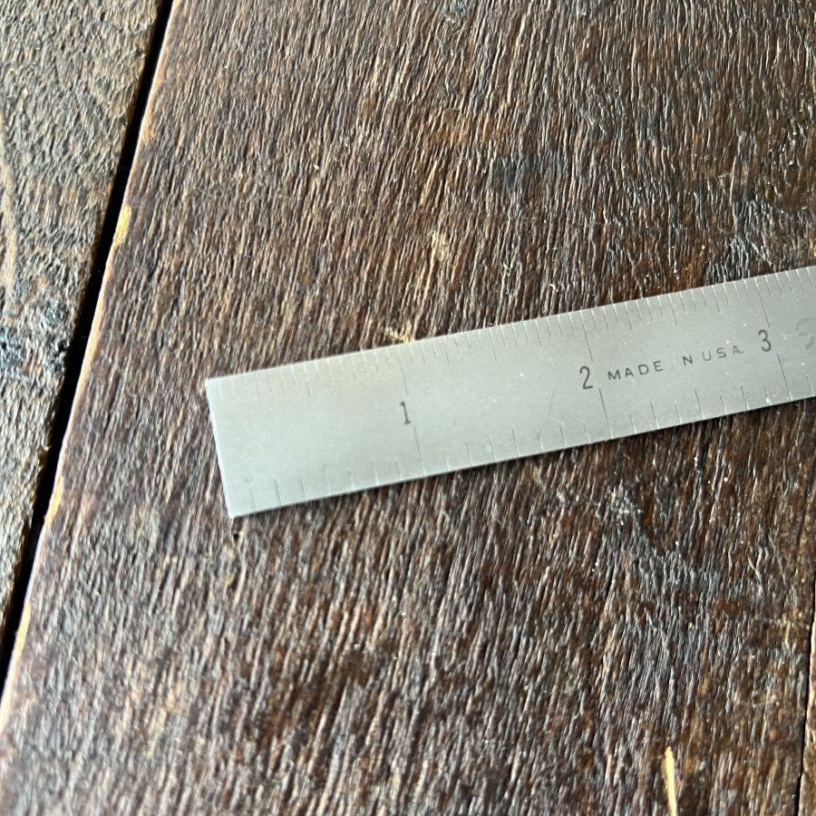 Other Scherr Tumico Ruler 24-0033-00 6 Inch Machinist Steel Rule (USA) Gear Up