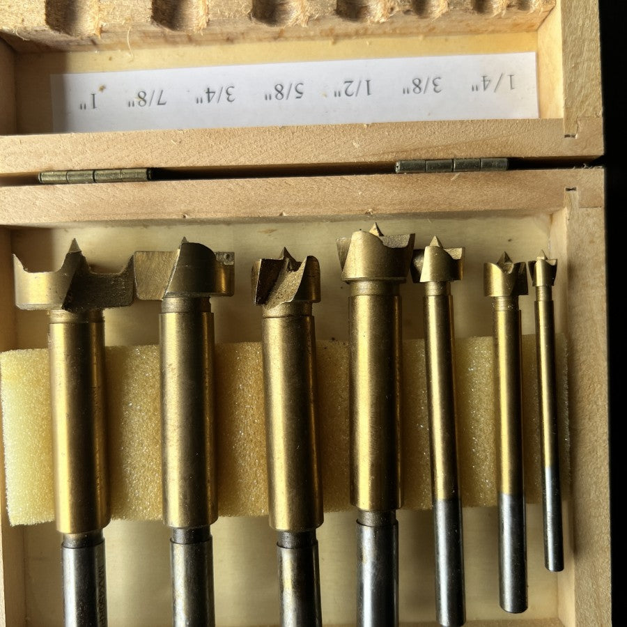 Other Drill Master 01903 7 Piece Titanium Forstner Bit Set Gear Up