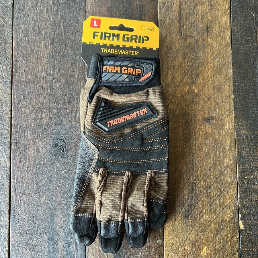 Firm Grip Trademaster Durable Canvas Work Gloves Large