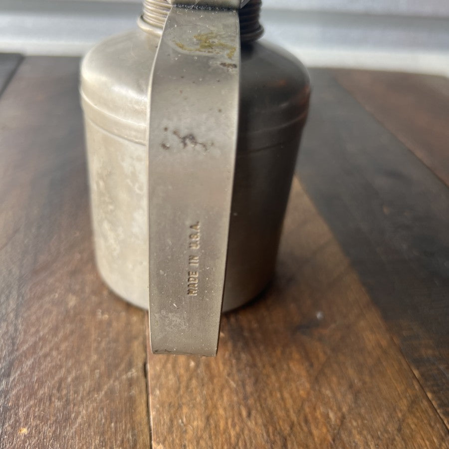 Unknown Vintage Flexible Spout Thumb Pump Oil Can (USA) Gear Up