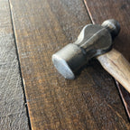 Unknown Restored Vintage Ball Peen Hammer Wooden Handle 12.5 Inch Handle 1 Lb Gear Up