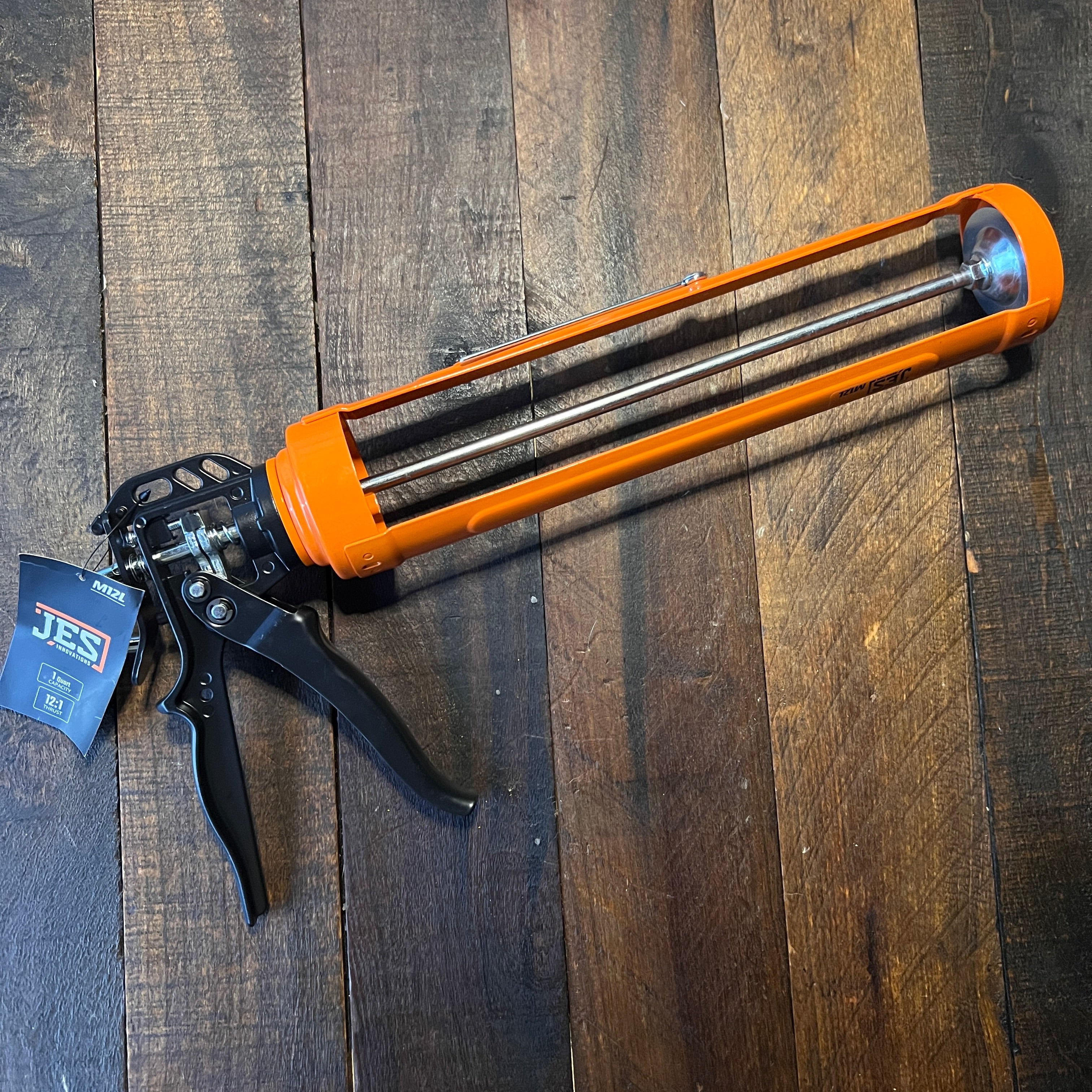 JES JES Innovations M1ZL 1 Quart Drip Free 12:1 Ratio Caulk Gun Gear Up