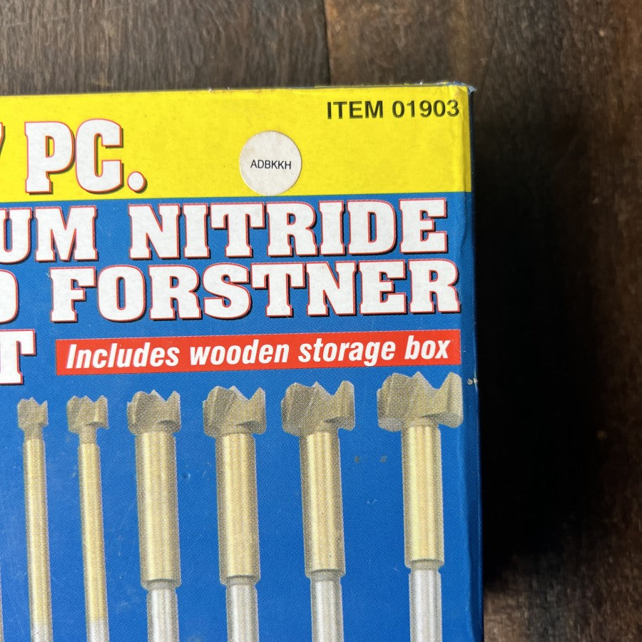 Other Drill Master 01903 7 Piece Titanium Forstner Bit Set Gear Up