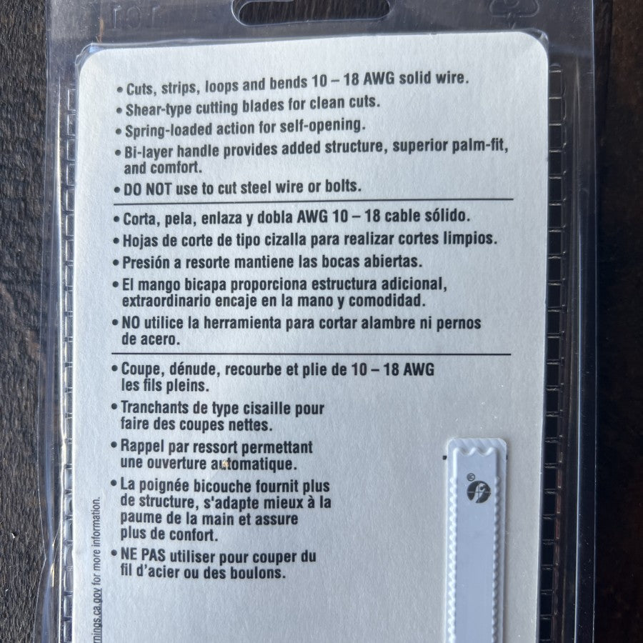 Klein Tools 1104512SEN Wire Stripper Cutter 1018 AWG (USA)