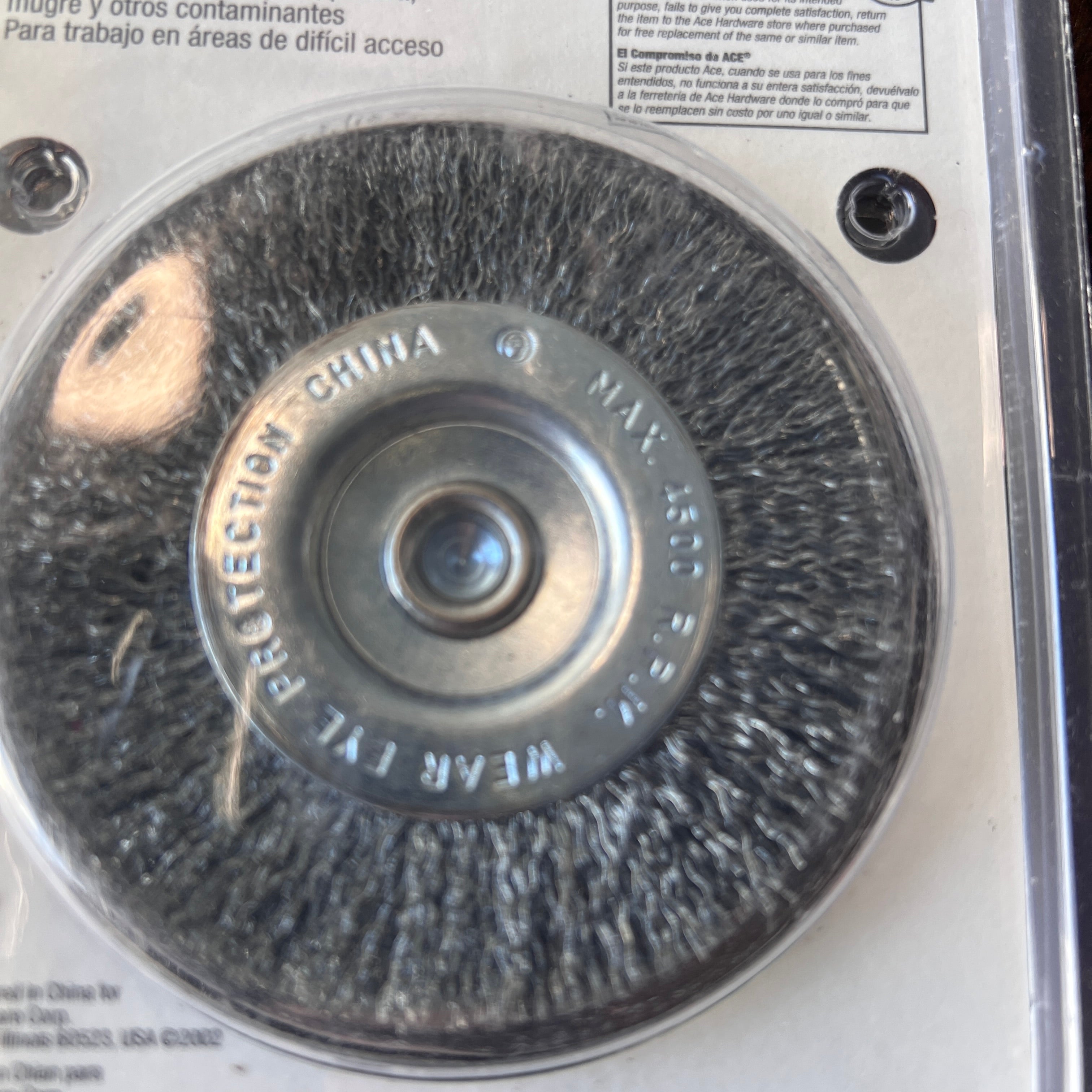 ACE ACE 3 in. Fine Wire Wheel Brush w/ 1/4 in. Shank Gear Up