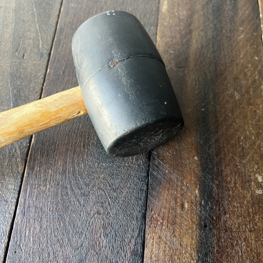 Ohio Forge 16 Ounce Black Rubber Mallet