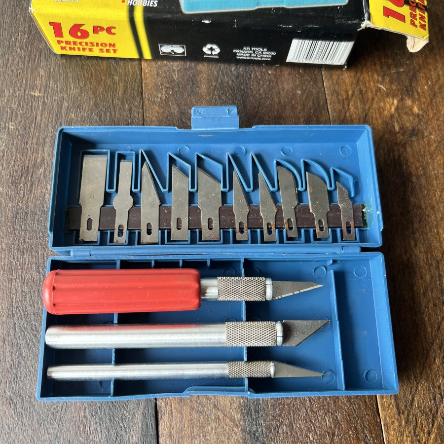 Other KR Tools 10016 16-Piece Precision Knife Set Gear Up
