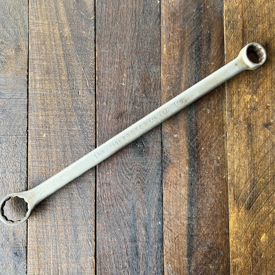 Proto Proto 1151 Double Box End Wrench 1-1/16 x 1-1/4 Inch (USA) Gear Up