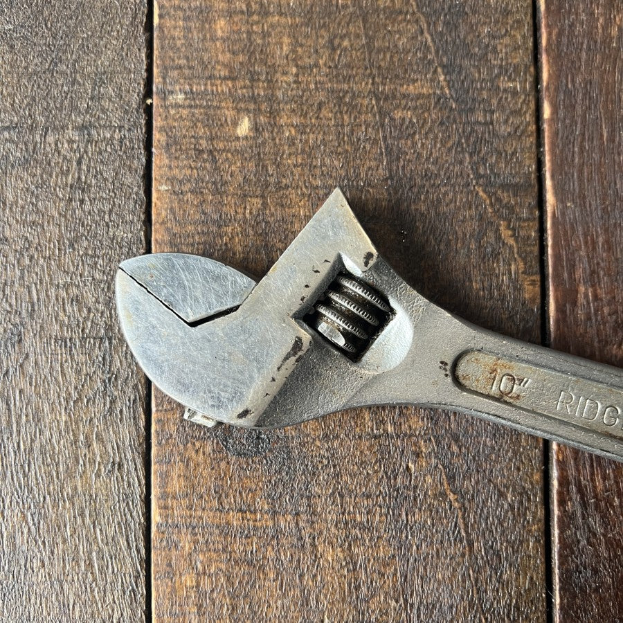 Ridgid Ridgid Ridge Tool Co. 710 Adjustable Wrench 10 Inch Gear Up