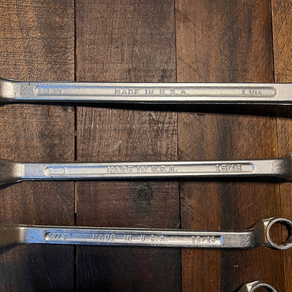 Other Vintage 6 Piece Forged Steel Box End Wrench Set USA Gear Up