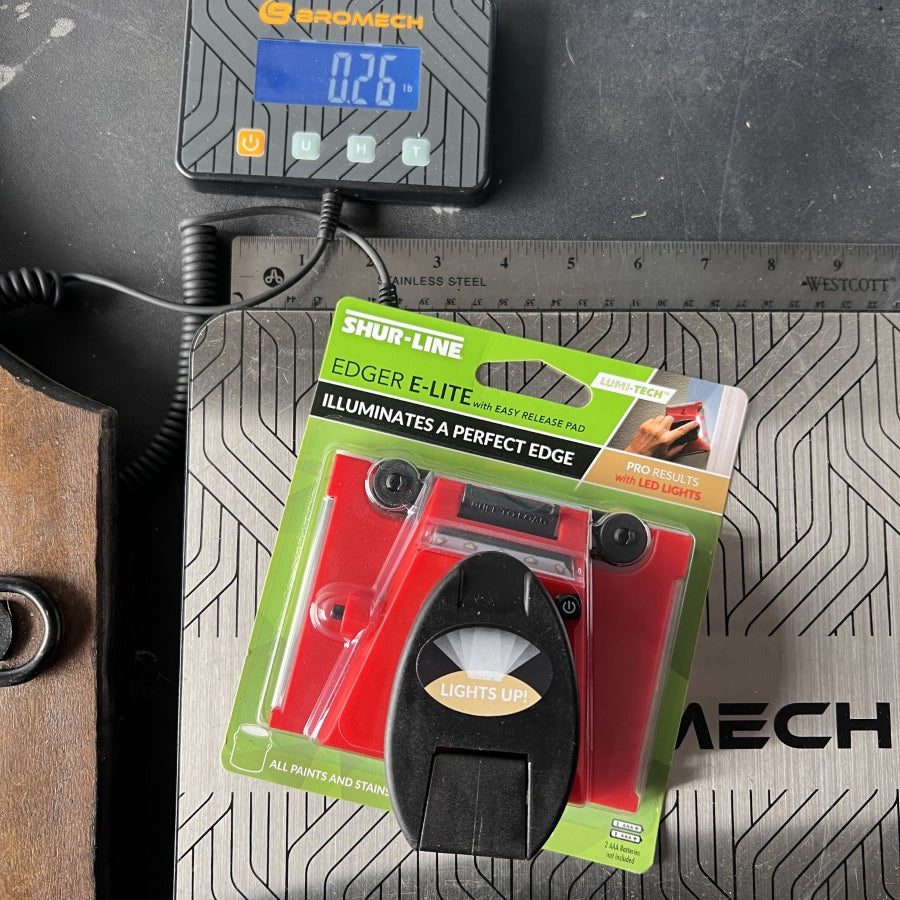 SHUR-LINE EDGER E-LITE Illuminates Perfect Edge