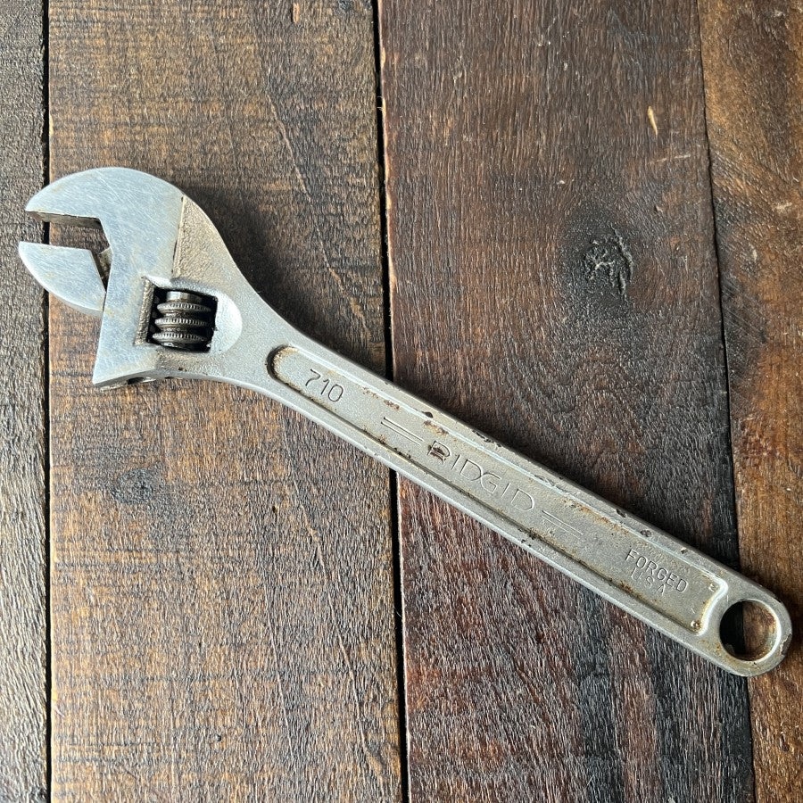 Ridgid Ridgid Ridge Tool Co. 710 Adjustable Wrench 10 Inch Gear Up