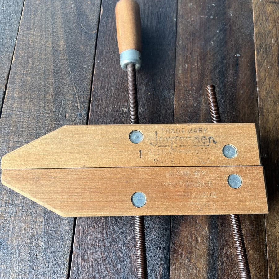 Jorgensen Jorgensen No 1 Wood Handle Hand Screw Clamp 10 inch (USA) Gear Up