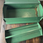 Other PARK Vintage Metal Toolbox Model 802 Green Gear Up