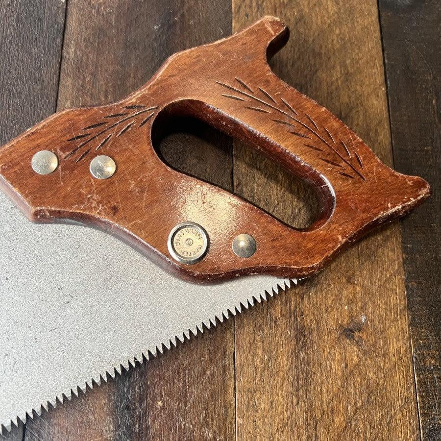 Master Mechanic Wood Wolverine Fine Tooth Hand Saw