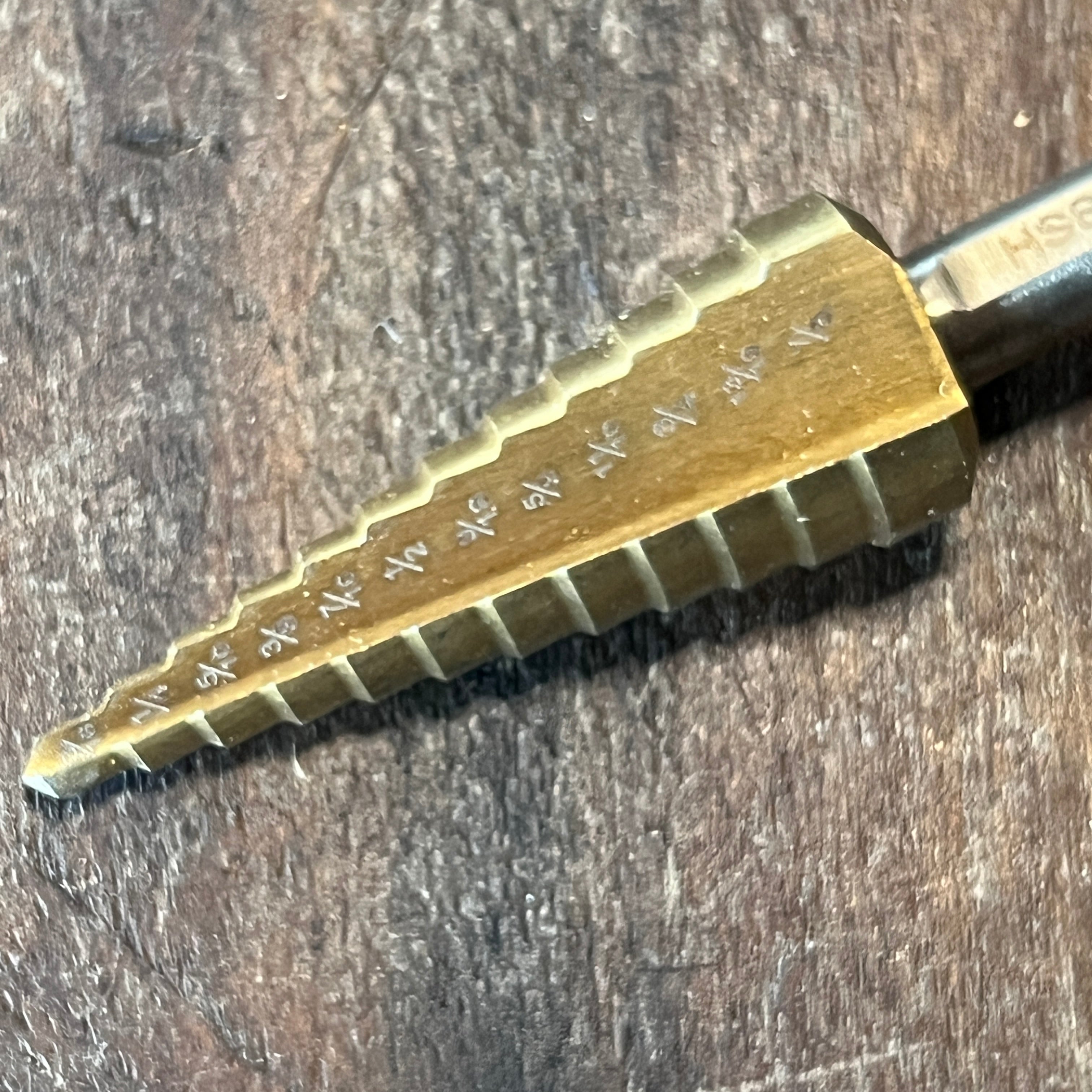 Warrior HSS Titanium Coated Step Drill Bit