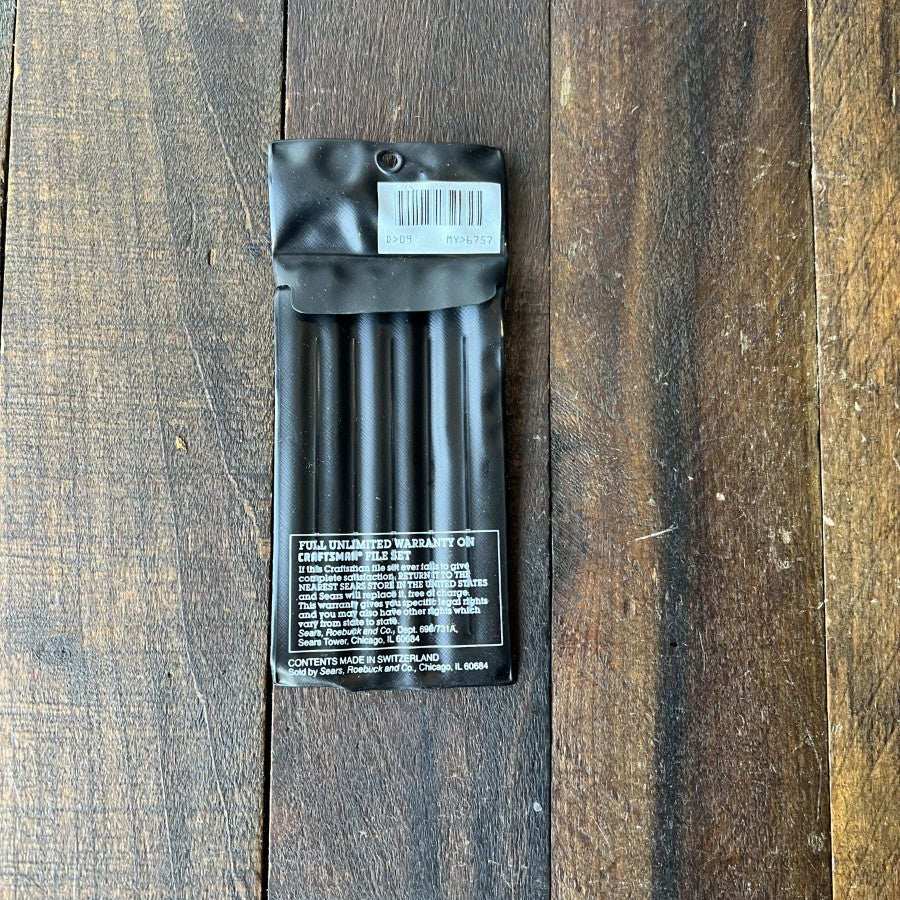 Craftsman 36757 Six Piece 5-1/2 Inch Needle File Set (Switzerland)