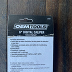 OEM TOOLS OEM TOOLS 6 Inch Digital Caliper 24680 Gear Up