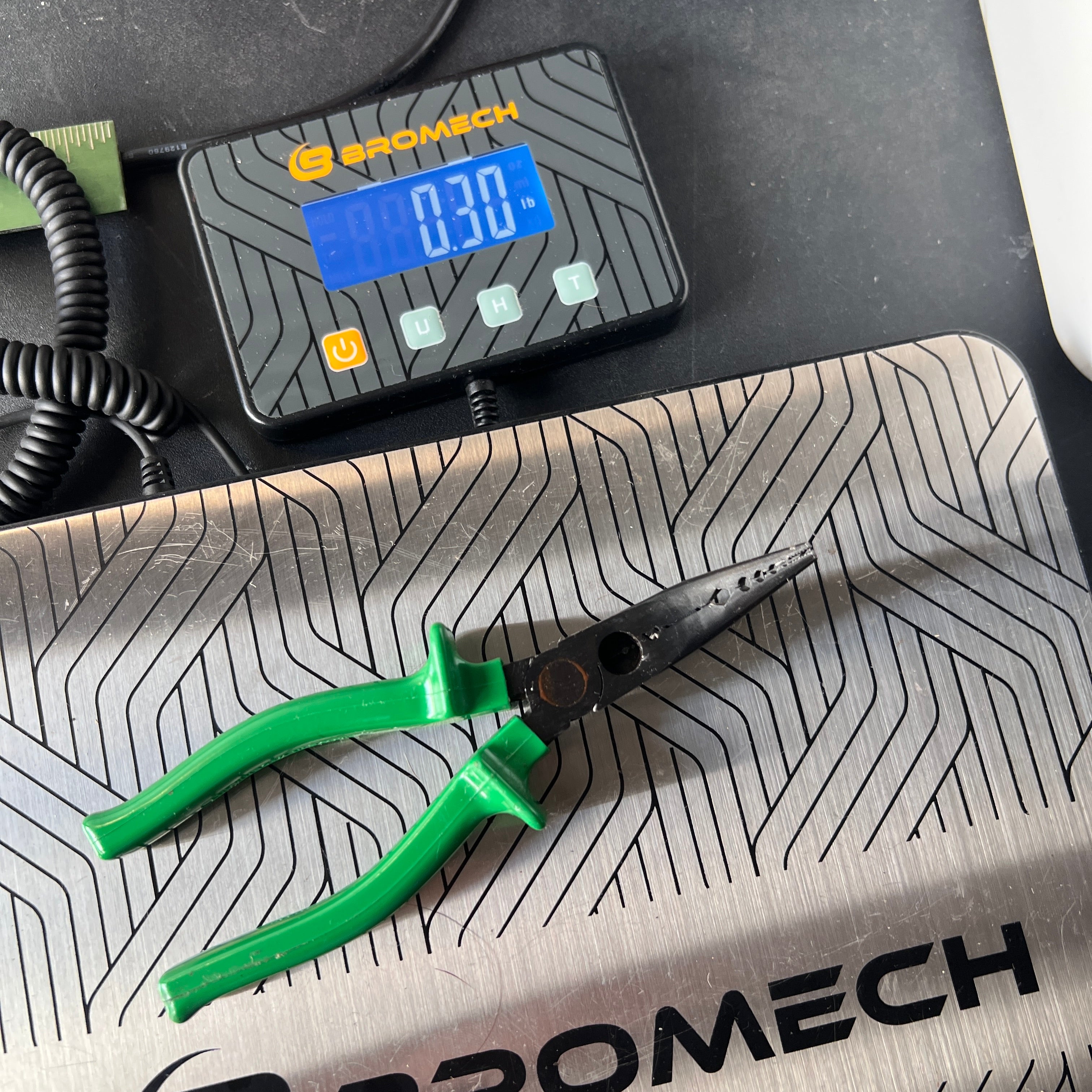 Unknown BAR Bent Tip Needle Nose Pliers with Grip Handles Vintage Gear Up