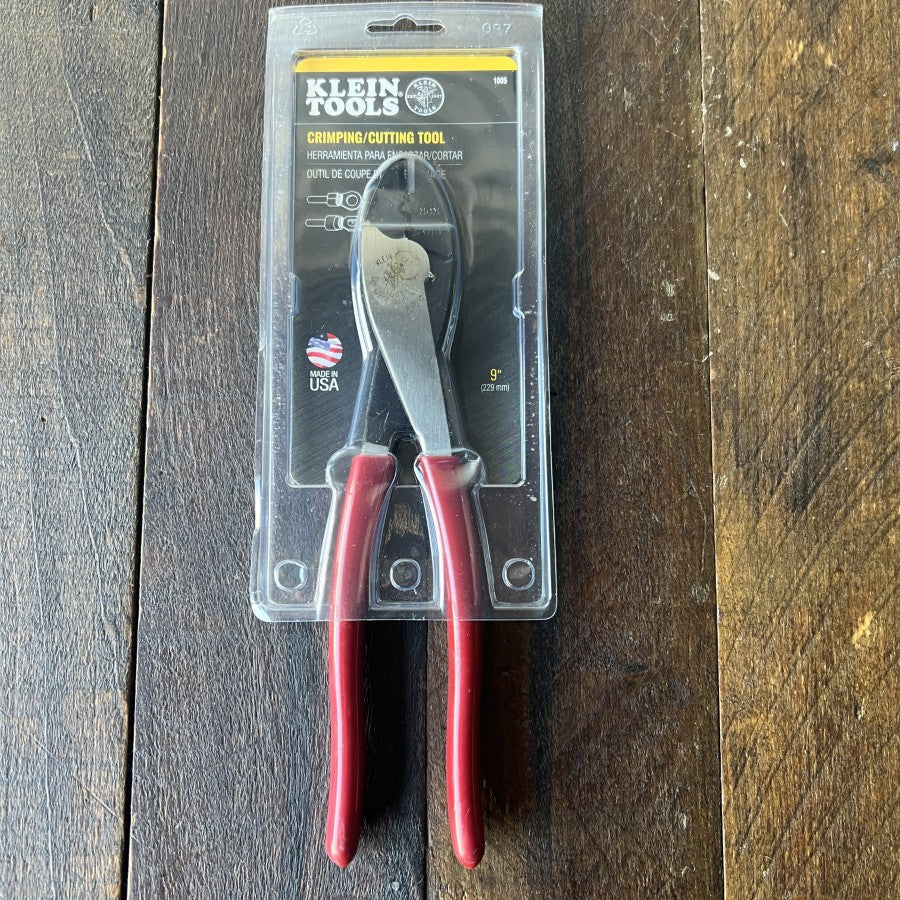 Klein Tools 1005 9 Inch Crimping Cutting Tool (USA)