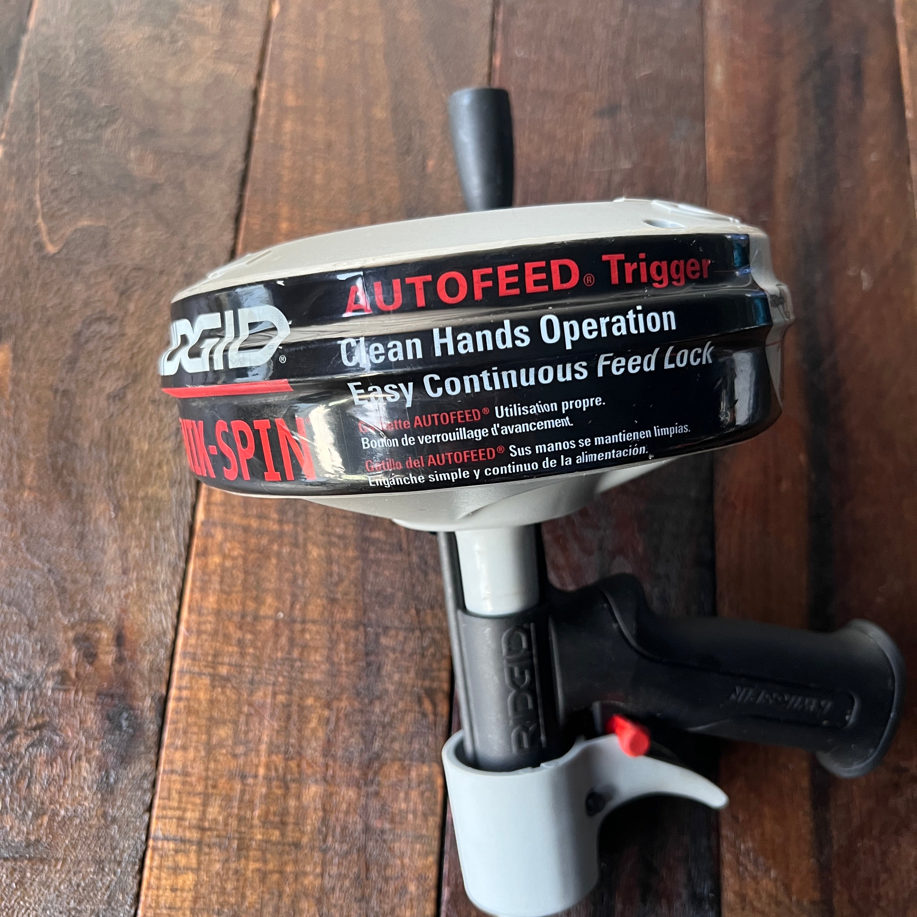 RIDGID RIDGID Kwik-Spin Hand Spinner Drain Auger Gear Up