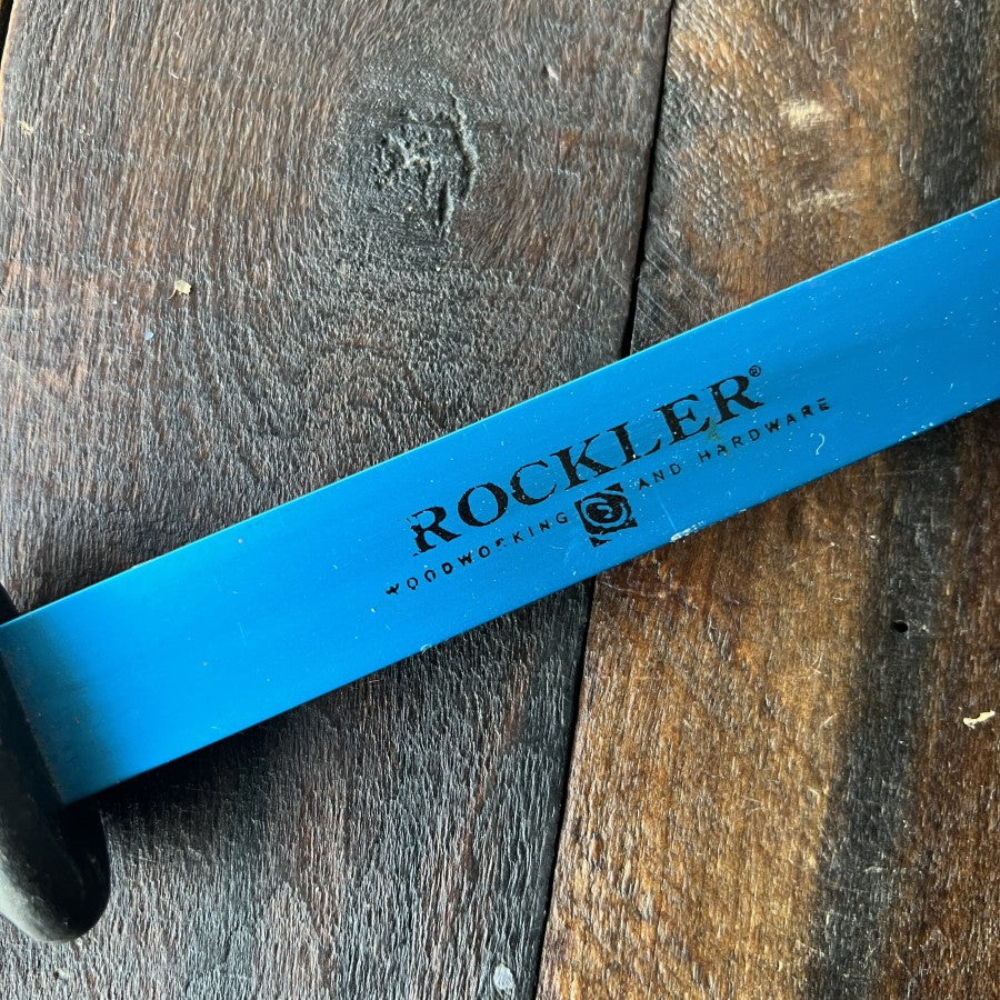Rockler Rockler Blue V-Notch Push Stick Woodworking Safety Tool Gear Up