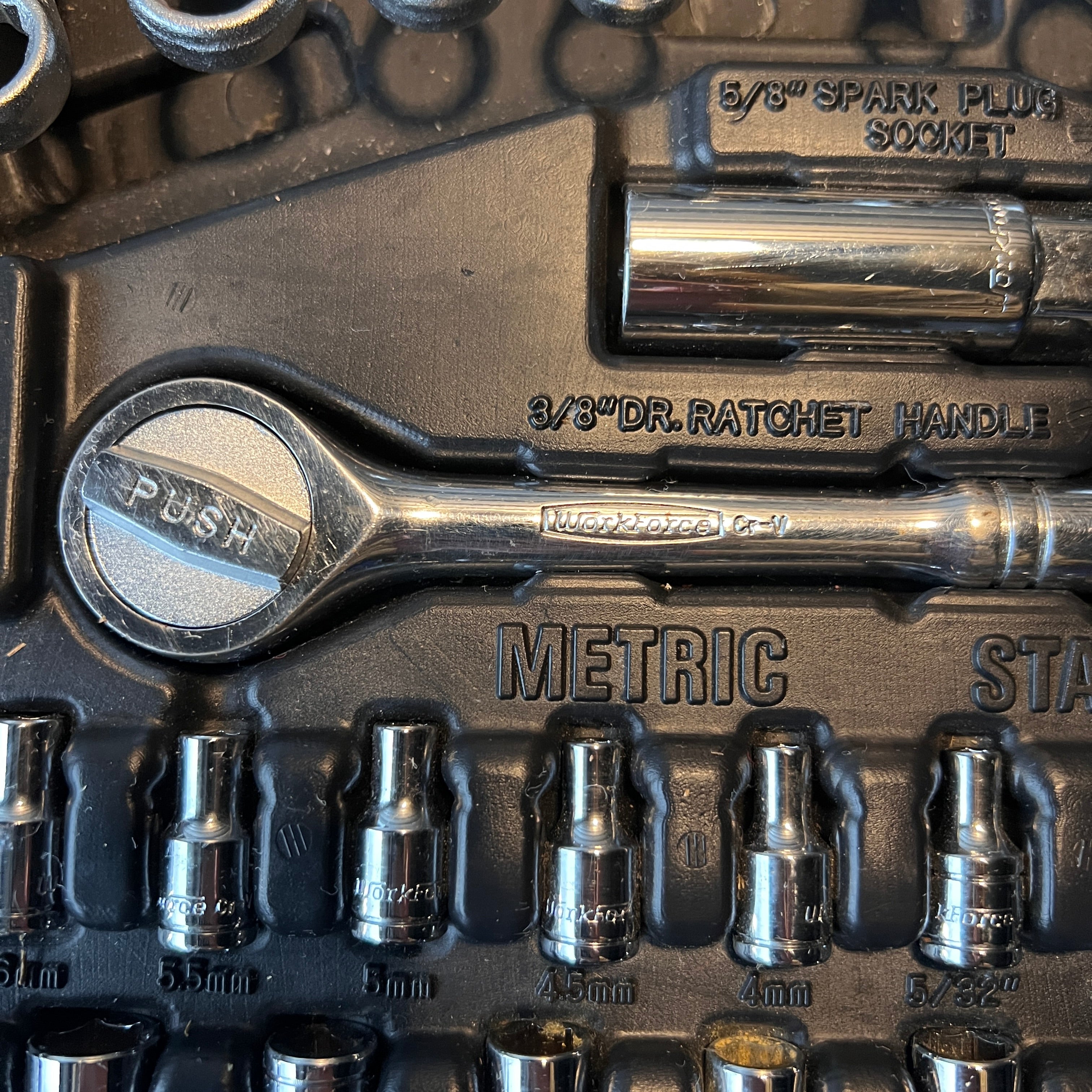 Other Workforce Incomplete Mechanic Tool Set with Wrenches & Case Gear Up