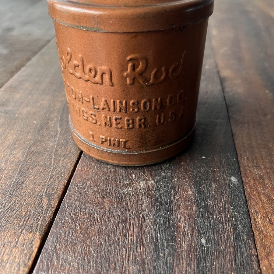 Vintage Golden Rod 1 Pint Oil Can Flexible Spout (USA)