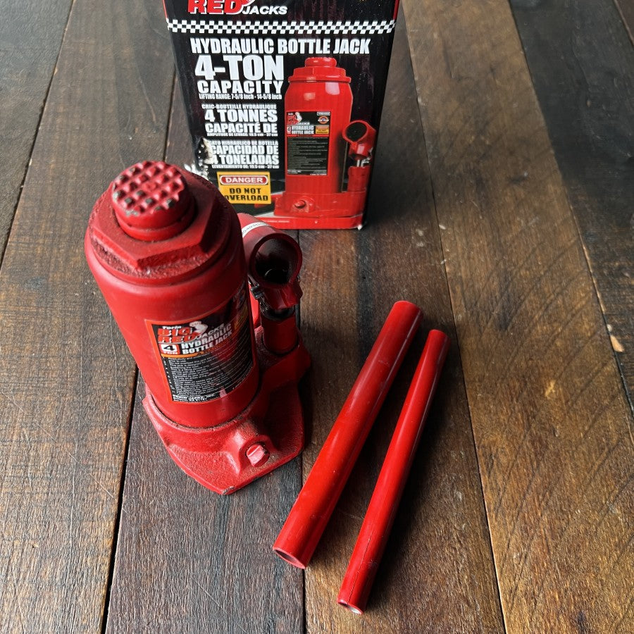 Big Red Jacks TR9403 4 Ton Hydraulic Bottle Jack