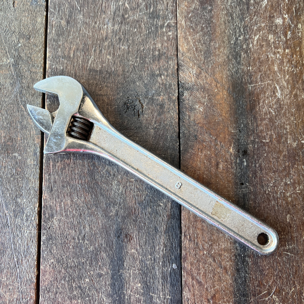 Unknown 8-Inch Drop Forged Adjustable Wrench Gear Up