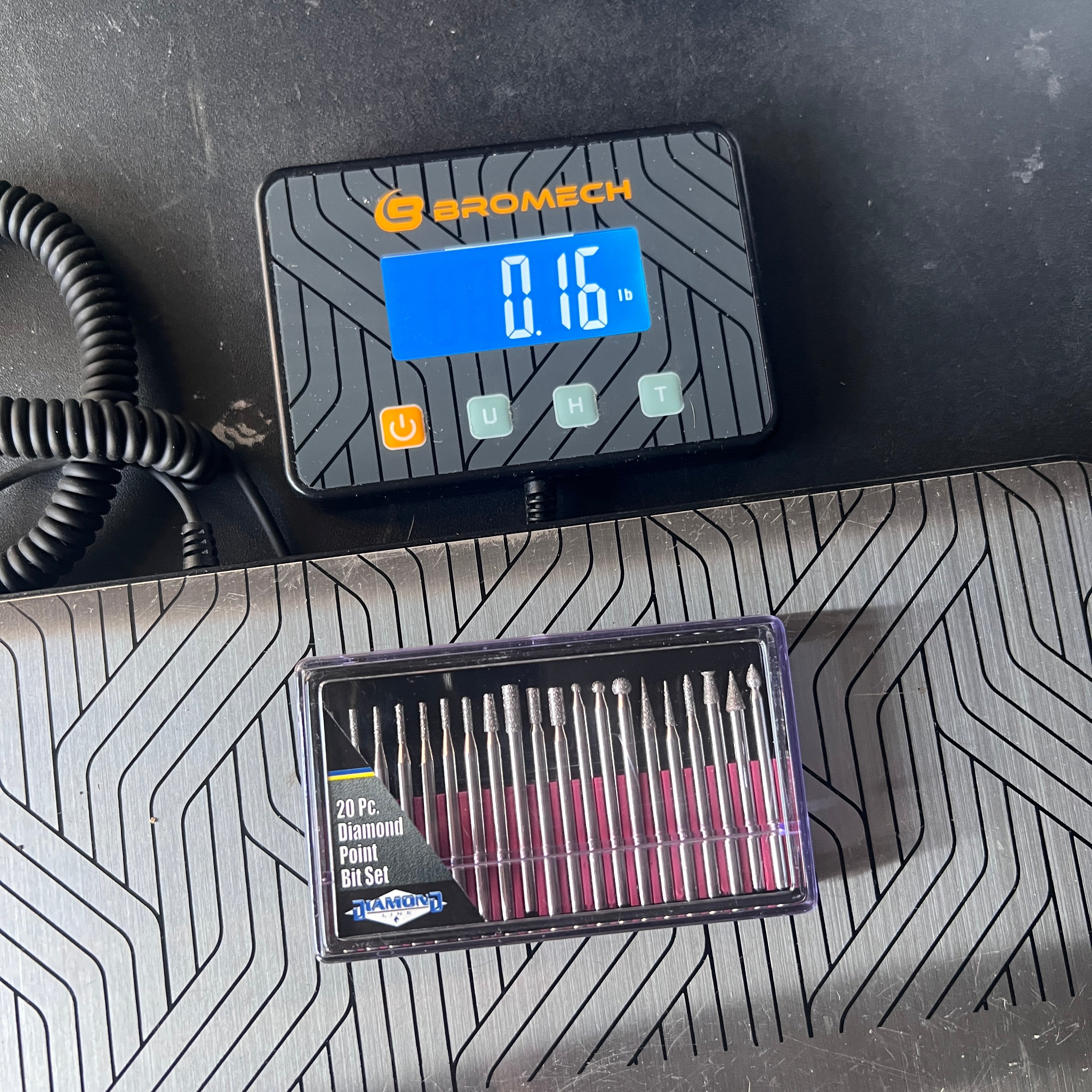 Homier 20-Piece Diamond Point Rotary Tool Bit Set Gear Up