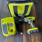 Ryobi Ryobi P271 18V 1/2 Inch Drill Driver with Battery, Charger, & Bag Gear Up
