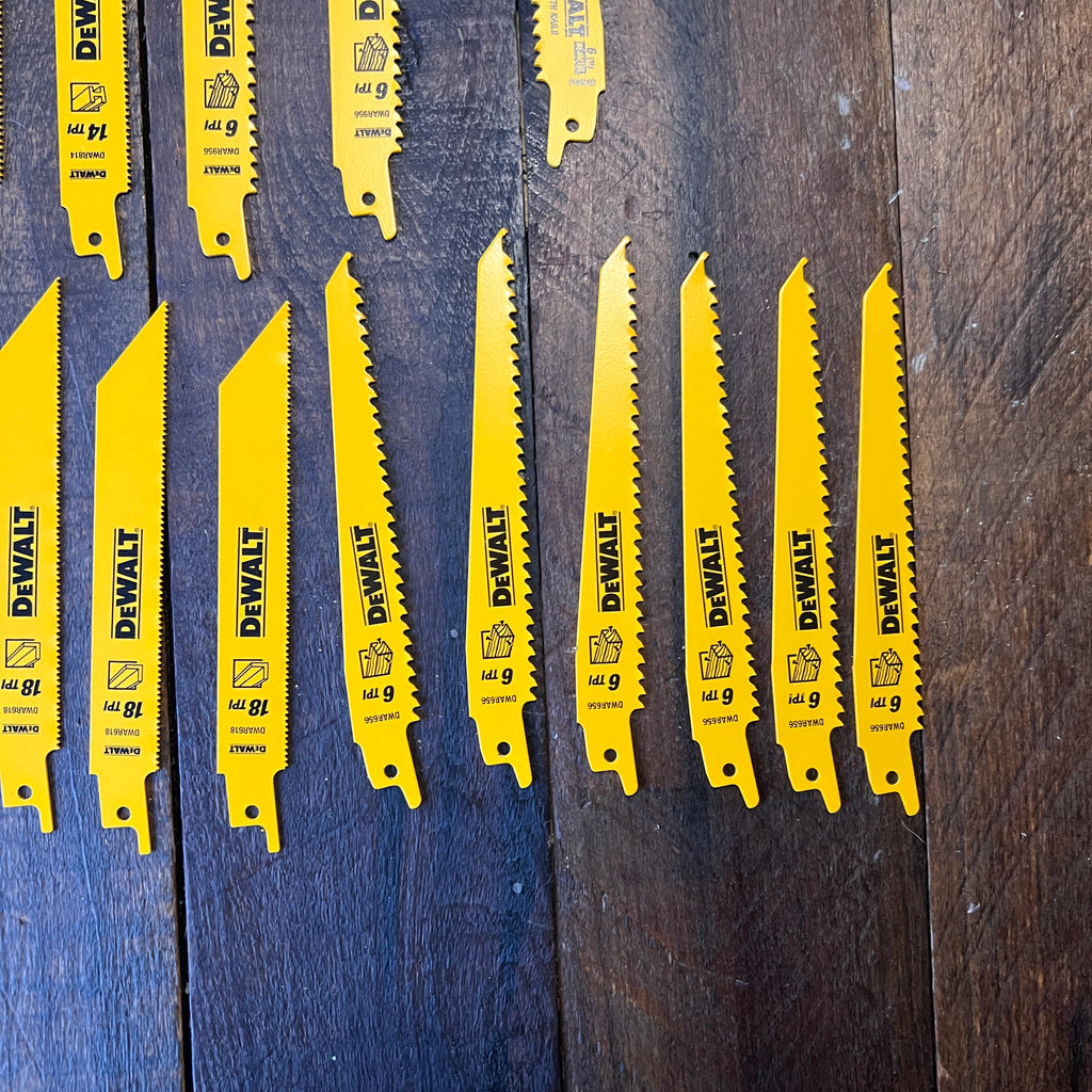 DeWalt DeWalt Reciprocating Saw Blade Set 18 Piece Gear Up
