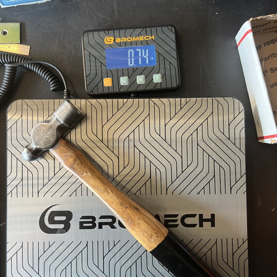 Plumb Plumb Vintage 8 Ounce Ball Peen Hammer Refinished Handle (USA) Gear Up