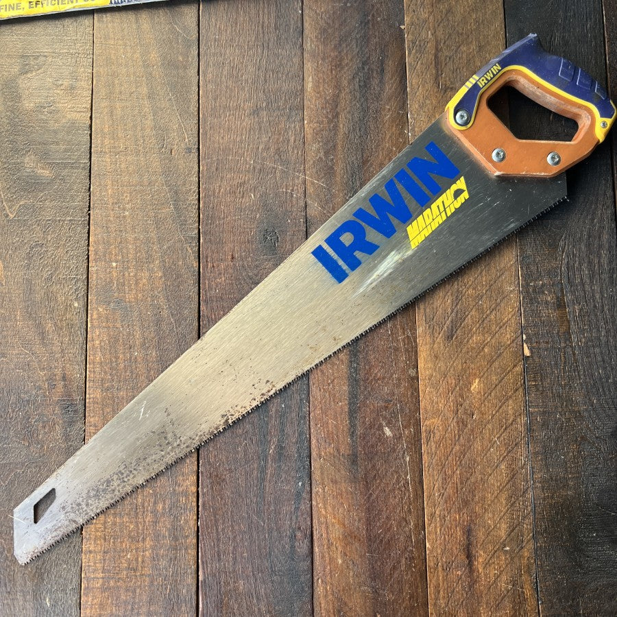 IRWIN Marathon 24 Inch Fine Cut Carpenter Hand Saw