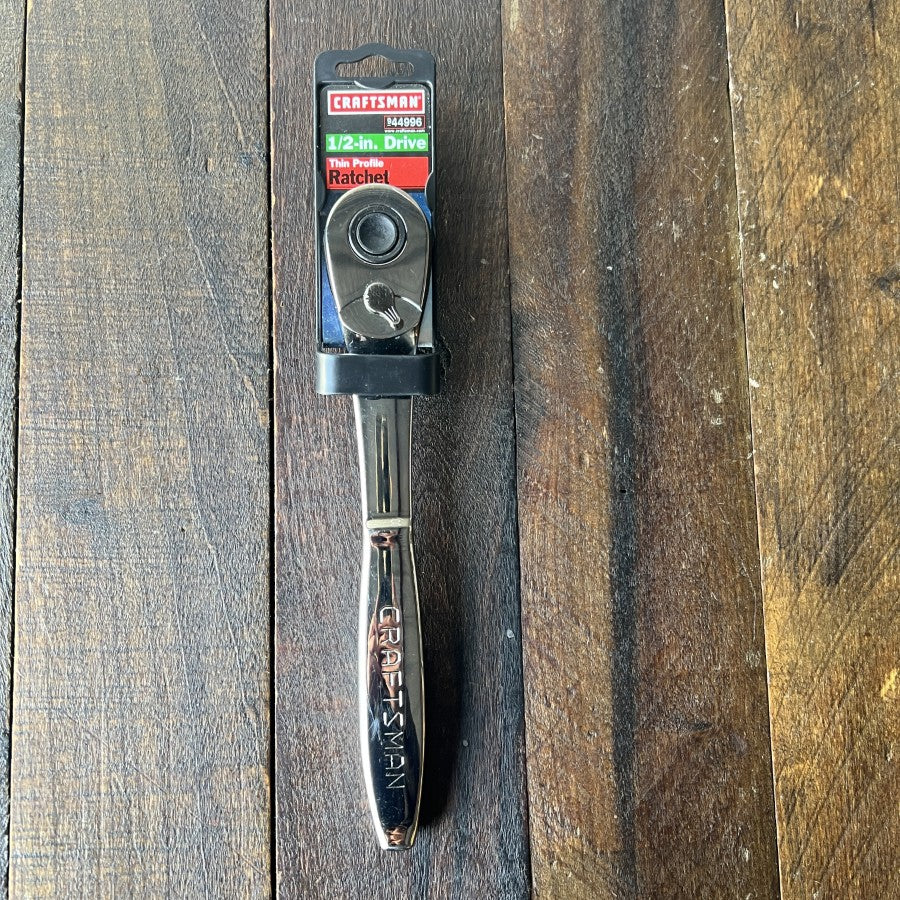 Craftsman 1/2 Inch Drive Thin Profile Ratchet 44996 (USA)