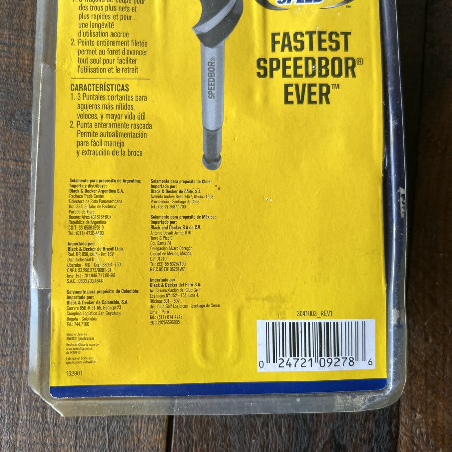 Irwin Irwin Speedbor Max Speed 3 Piece Drill Bit Set Gear Up
